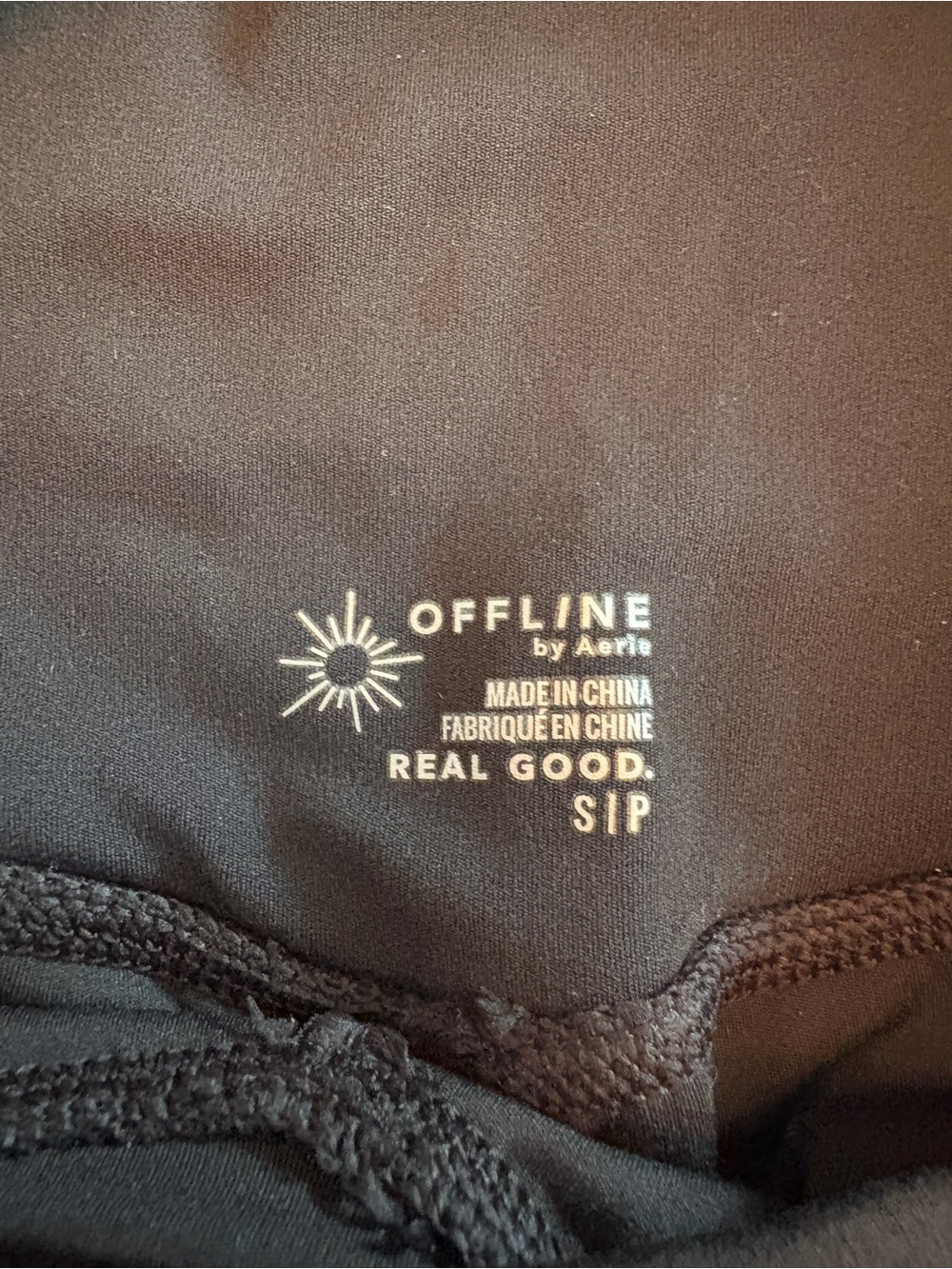 Offline by Aerie High-Waist Black Pleated Athletic Shorts - Picture 4 of 5